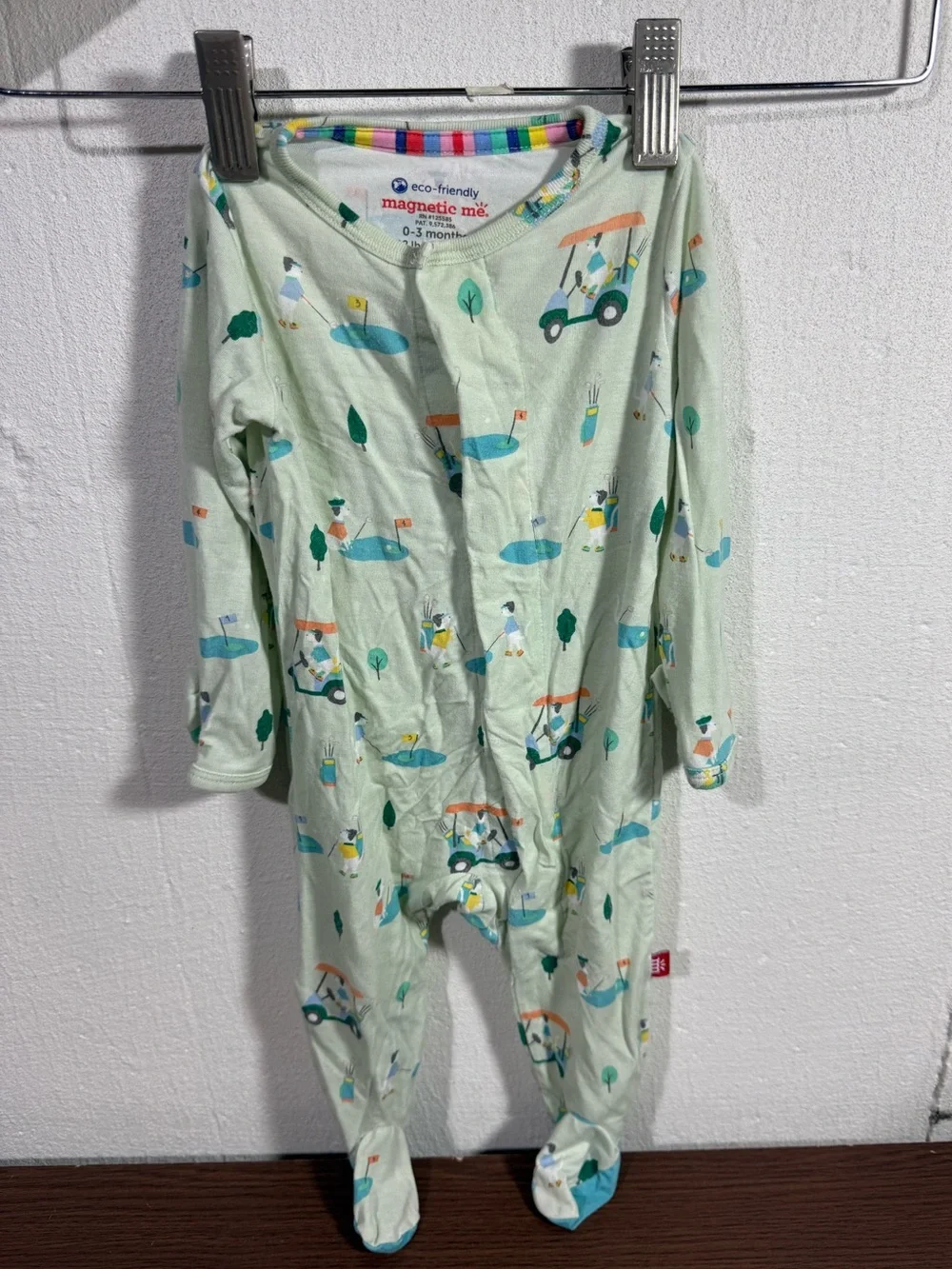 Magnetic Me Golf Dogs Pajamas 0-3 Months
